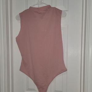 Pink body suit